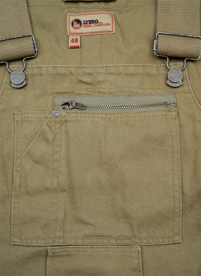 80501350510 Nigel Cabourn LYBRO PT03-01-BT WORKBENCH DUNGAREE