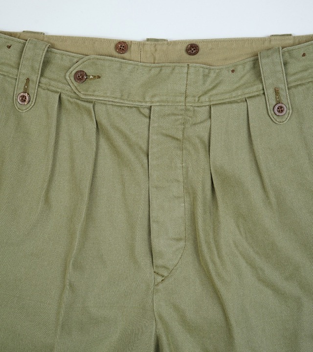 ナイジェルケーボン50’s BRITISH BATTLE DRESS PANT 50's] British Army Battledress Wool Trousers