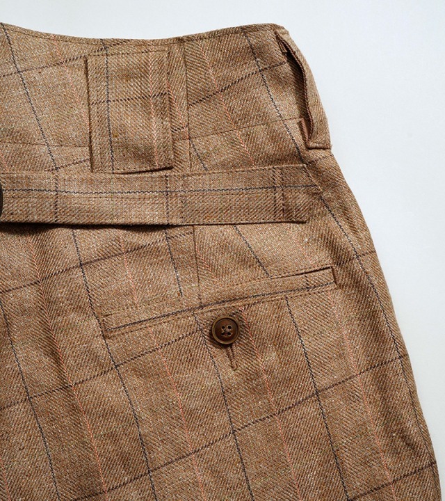 80520450900 Nigel Cabourn OX'ed Silver RANCH WORKER PANT - HEMP