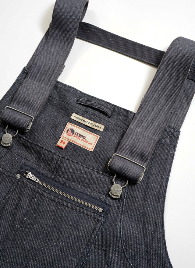80511350520 Nigel Cabourn LYBRO PT01-01 DUNGAREE DENIM ナイジェル