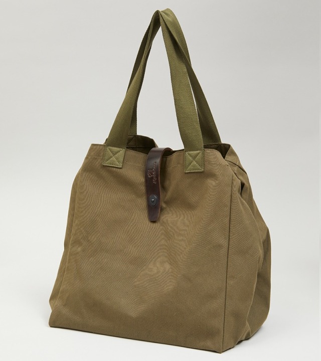 Nigel Cabourn ナイジェルケーボン　オリーブ エコバッグ nigelcabou24003-1.jpg