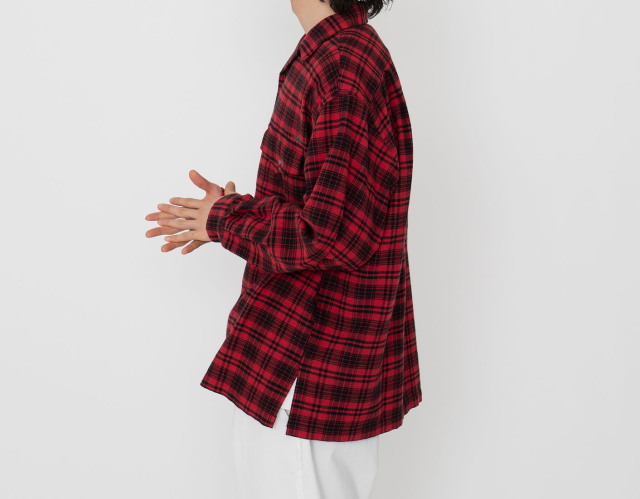 NT3266N THE NORTH FACE PURPLE LABEL Flannel Plaid Field