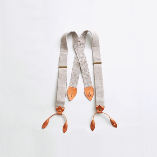 80490064001 Nigel Cabourn US ARMY SUSPENDER -LINEN ナイジェル