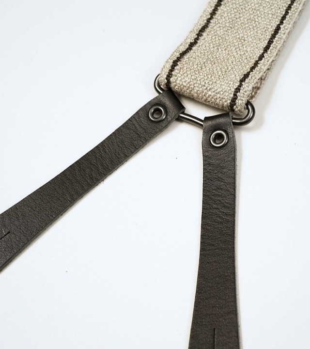80510464900 Nigel Cabourn OX'ed Silver MASTER MASON SUSPENDER