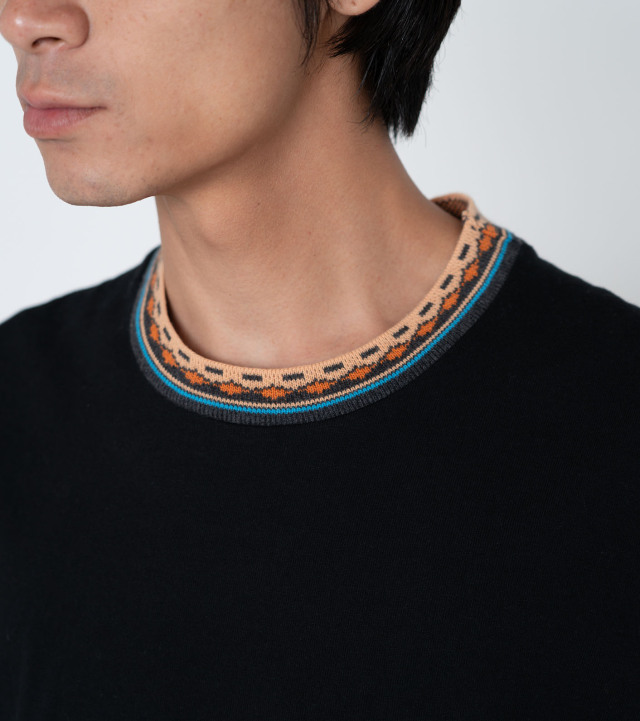 NT3423N THE NORTH FACE PURPLE LABEL NP Jacquard Neck Field