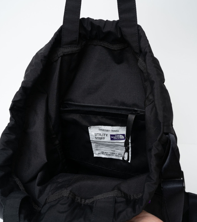 ノースフェイス パープルレーベル マウンテンウィンドデイパック ブラック THE NORTH FACE PURPLE LABEL - Mountain Wind Day Pack ザ