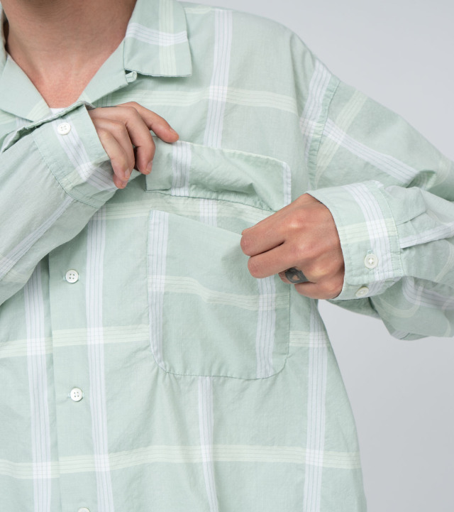 S25SG024 nanamica PALAKA Check Shirt ナナミカ パラカチェック
