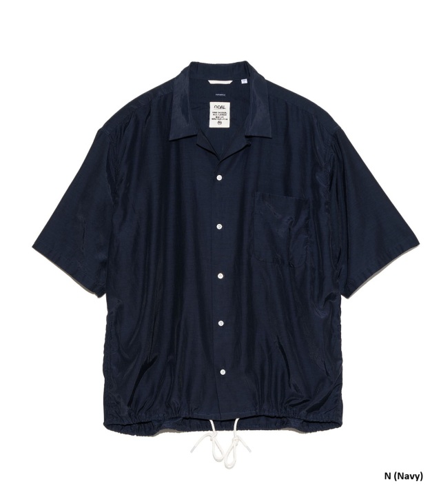 S25SG019 nanamica Open Collar S/S Shirt ナナミカ オープンカラー