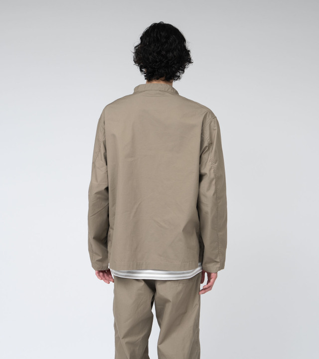 nanamica shirt jacket ナナミカ シャツ ジャケット nanamica / ナナミカ Band Collar Shirt Jacket / S25S