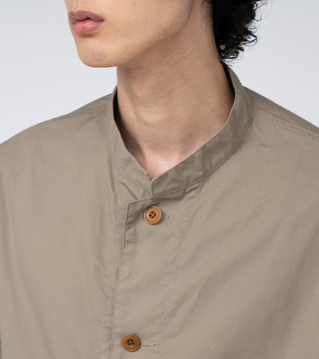 S25SA106 nanamica Band Collar Shirt Jacket ナナミカ バンドカラー