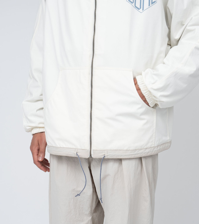 nanamica 17SS Splash Shell Coat-White/Mnanamica Coat International