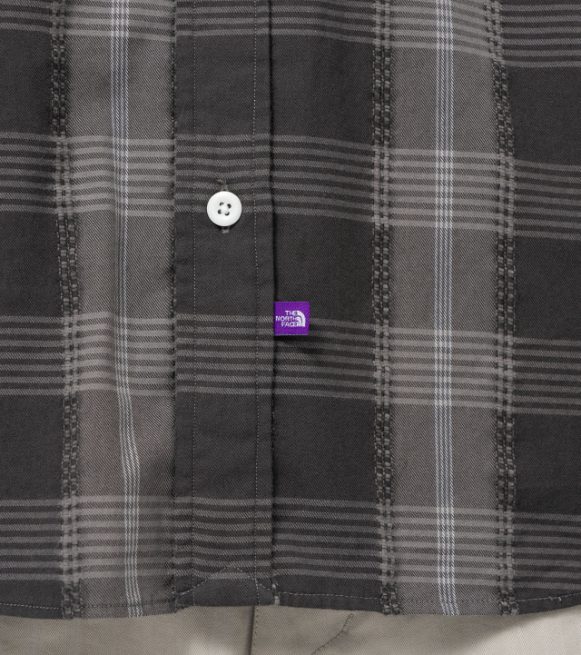 N25SG045 THE NORTH FACE PURPLE LABEL Plaid Dobby Field Shirt ザ