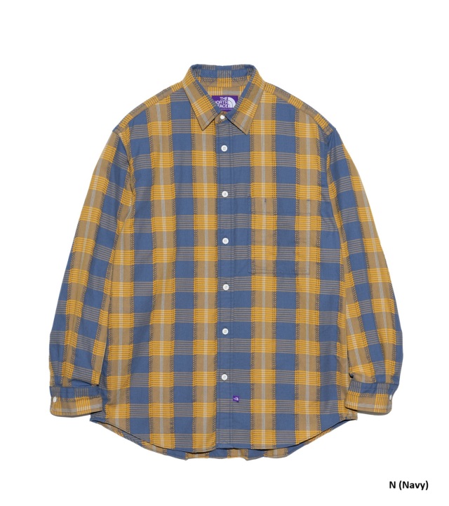 ノースフェイスパープルレーベルPlaid Dobby Field Shirt M N25SG045 THE NORTH FACE PURPLE LABEL Plaid Dobby Field Shirt ザ