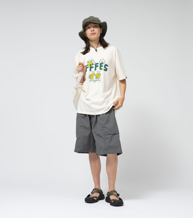 N25SI066 THE NORTH FACE PURPLE LABEL FFFES Graphic Combo Tee ザ