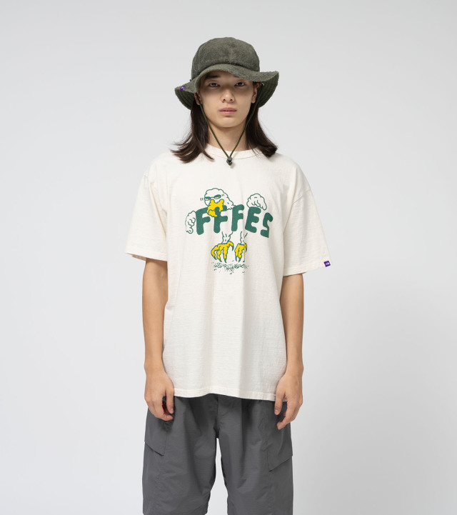 N25SI066 THE NORTH FACE PURPLE LABEL FFFES Graphic Combo Tee ザ