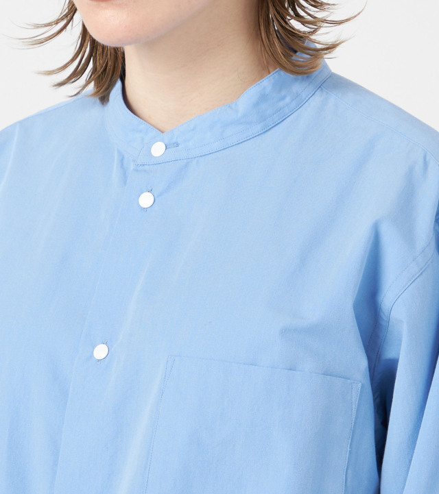 S25SG092 nanamica Band Collar Wind Shirt ナナミカ バンドカラー