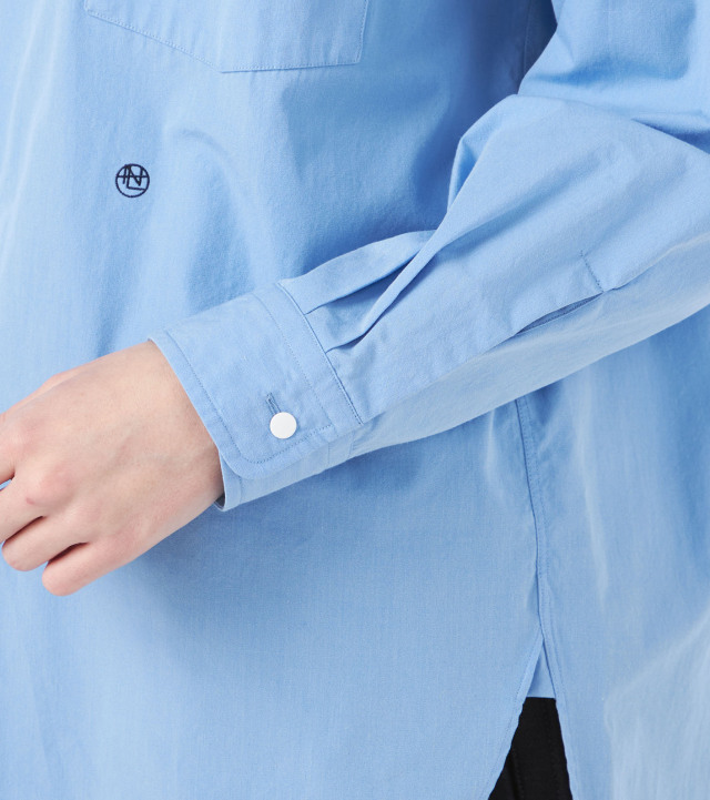 S25SG092 nanamica Band Collar Wind Shirt ナナミカ バンドカラー