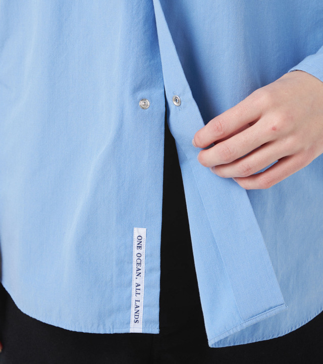 S25SG092 nanamica Band Collar Wind Shirt ナナミカ バンドカラー
