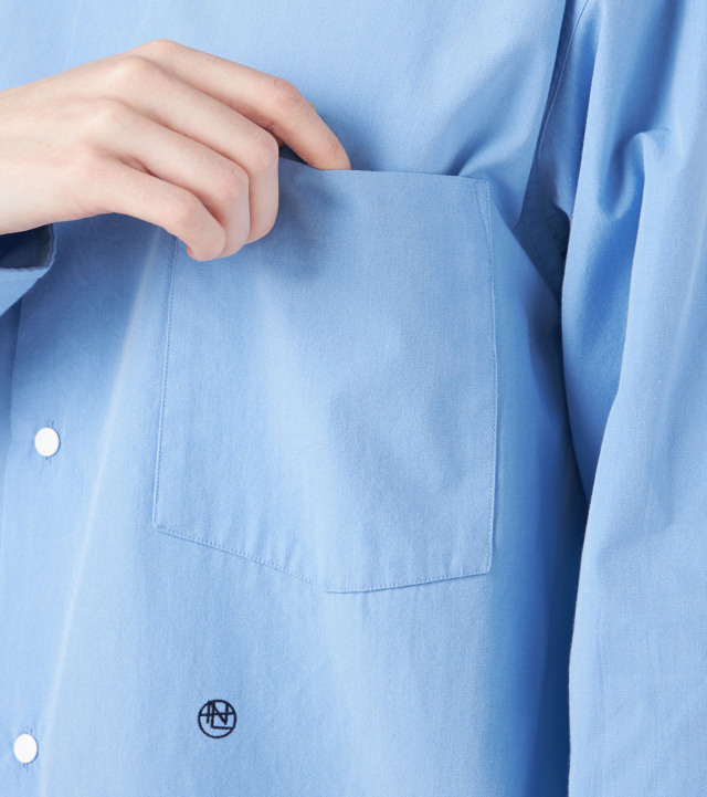 S25SG092 nanamica Band Collar Wind Shirt ナナミカ バンドカラー