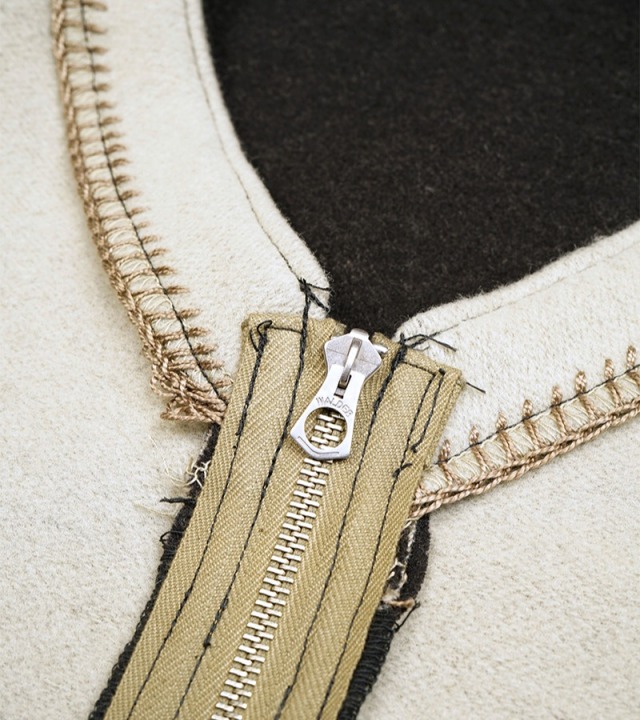 80490070003 Nigel Cabourn MOUNTAINEER BLANKET VEST ナイジェル 