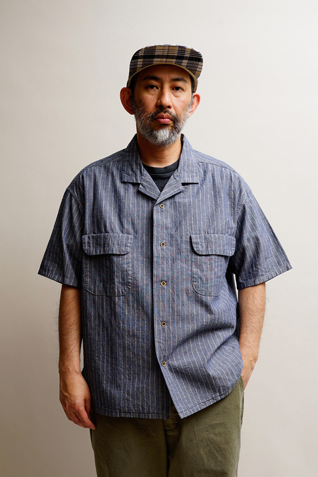 ボタンスルー デッキ シャツ 柄シャツ ナイジェルケーボン ボタンスルー デッキ シャツ 柄シャツ ナイジェルケーボン
