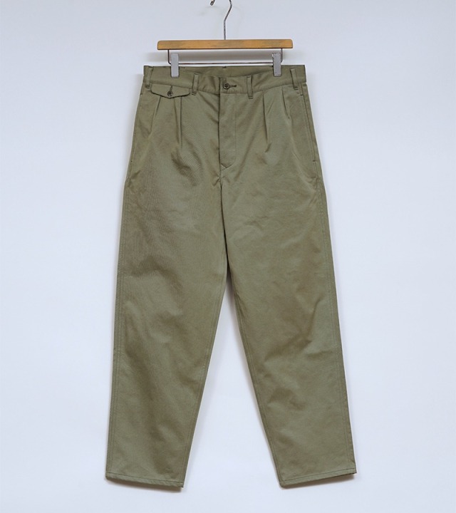 80490050022 Nigel Cabourn OFFICERS PANT - WEPON ナイジェルケーボン