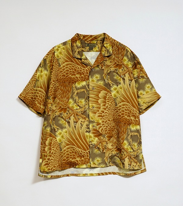 Nigel Cabourn ALOHA SHIRT - EAGLE