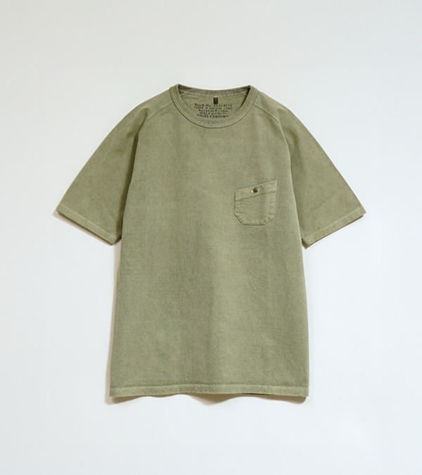 80520021031 Nigel Cabourn 9.5oz BASIC T-SHIRT - PIGMENT ナイジェル