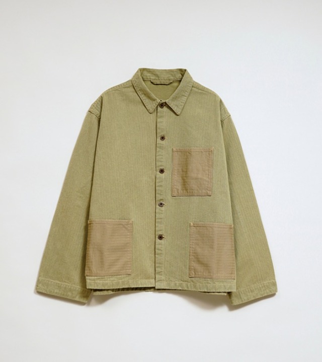 Nigel Cabourn USMC CHORE JACKET HERRINGBONE