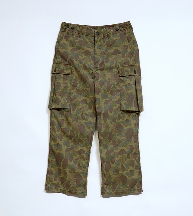80520050004 Nigel Cabourn 40s MONKEY PANT - MIX DUCK HUNTER CAMO