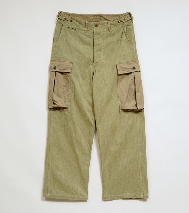 Nigel Cabourn 40s MONKEY PANT - MIX HERRINGBONE
