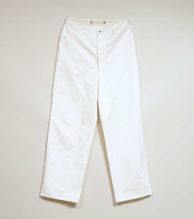 Nigel Cabourn BASIC CHINO PANT WHITE