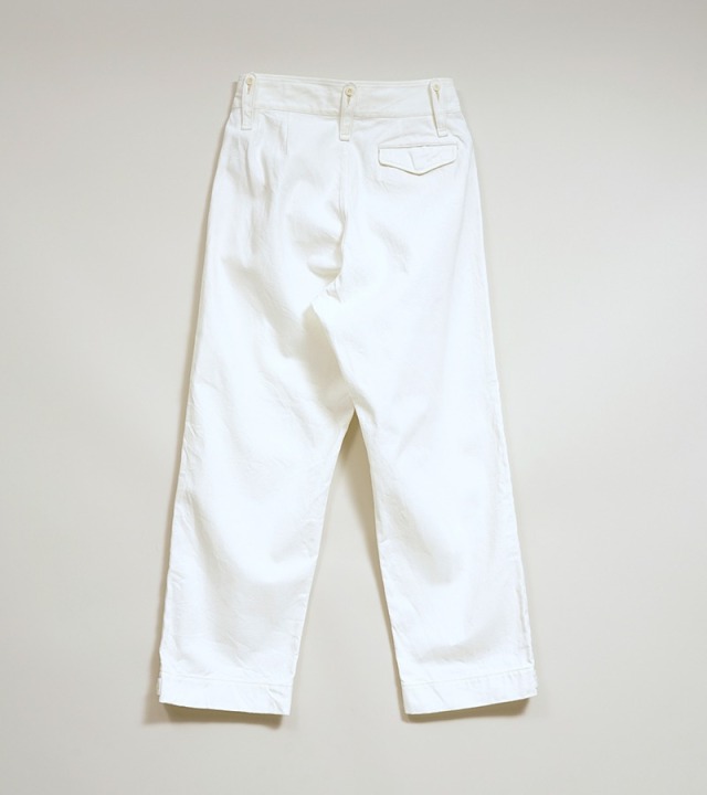 80520050031 Nigel Cabourn BRITISH ARMY PANT - WHITE DENIM
