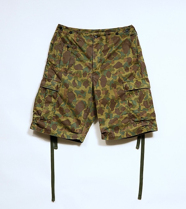 【ナイジェル・ケーボン】アーミーカーゴショーツ - フェードカモ 38 目を引くカモフラージュ》ARMY CARGO SHORT - FADE CAMO – ナイジェル