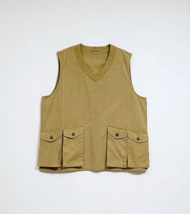 80520070000 Nigel Cabourn PULLOVER FISHING VEST - RIPSTOP