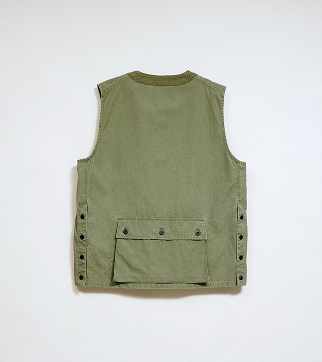 80520070000 Nigel Cabourn PULLOVER FISHING VEST - RIPSTOP