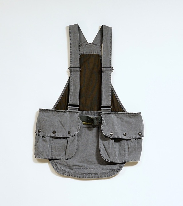 80520070003 Nigel Cabourn FISHING VEST - PIGMENT DYE ナイジェル