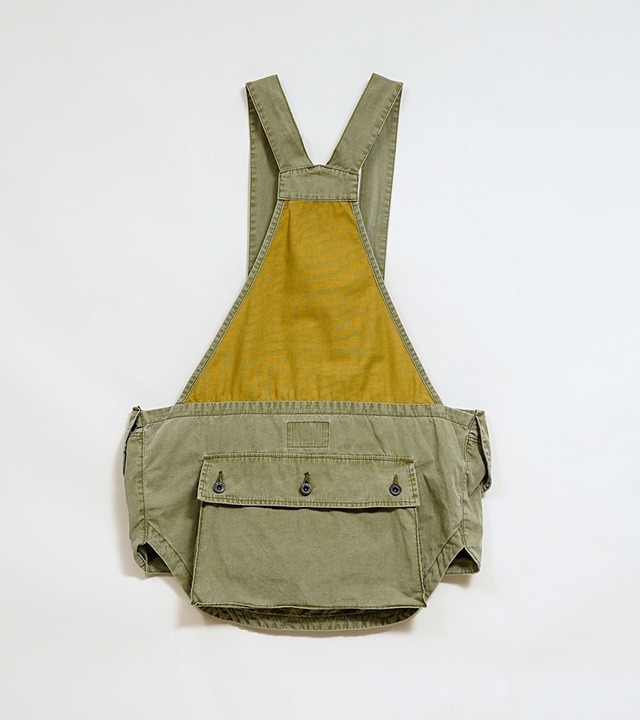 80520070003 Nigel Cabourn FISHING VEST - PIGMENT DYE ナイジェル