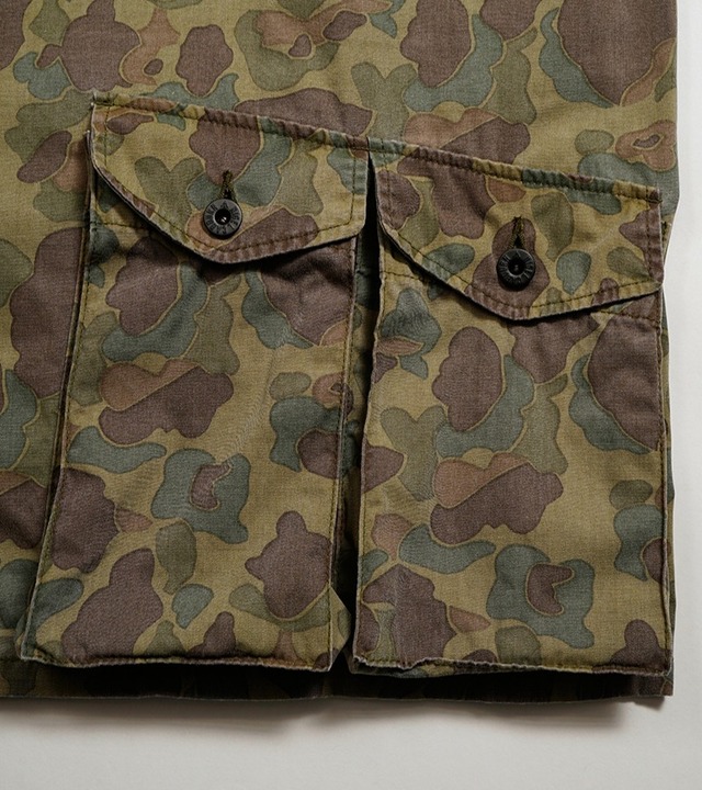 80520070004 Nigel Cabourn PULLOVER FISHING VEST - DUCK HUNTER CAMO