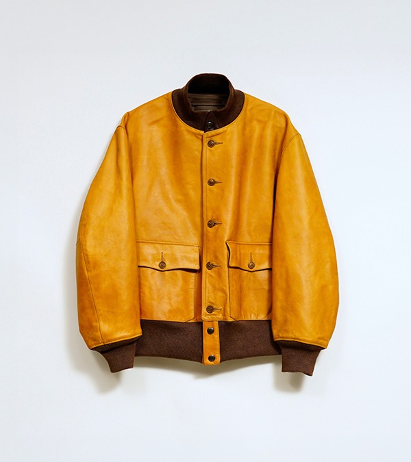 Nigel Cabourn A-1 FLIGHT JACKET - HORSE NUBUCK