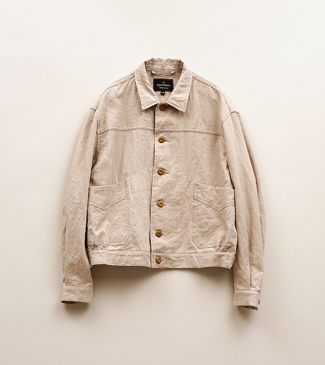 Nigel Cabourn FARMER JACKET - LINEN