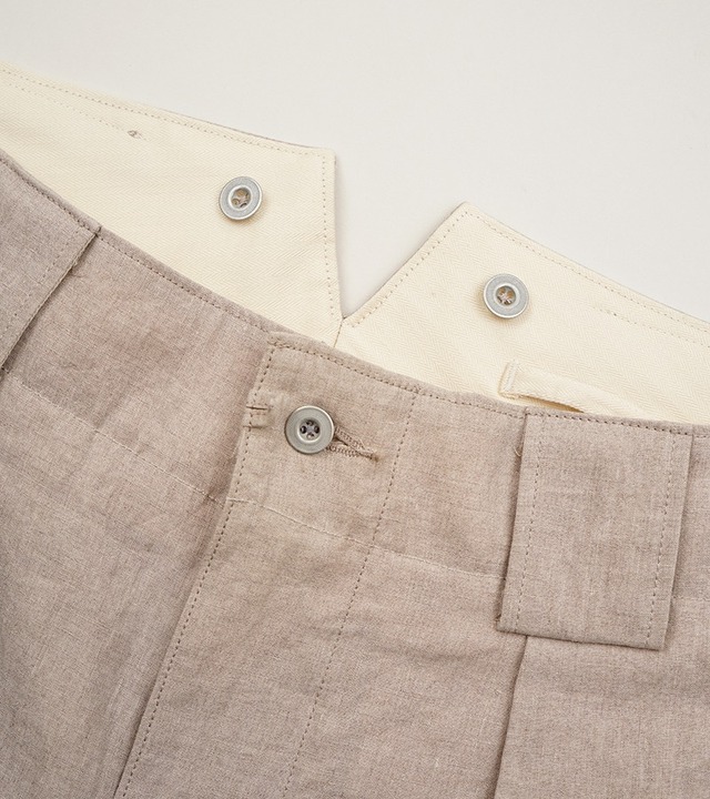 80520450201 Nigel Cabourn FARMER PANT - LINEN ナイジェルケーボン
