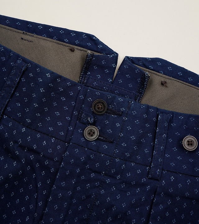 80520450202 Nigel Cabourn FARMER PANT - KASURI ナイジェルケーボン