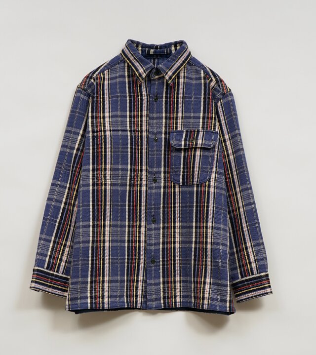 Nigel Cabourn FIELD SHIRT HEAVY NEL REVERSIBLE