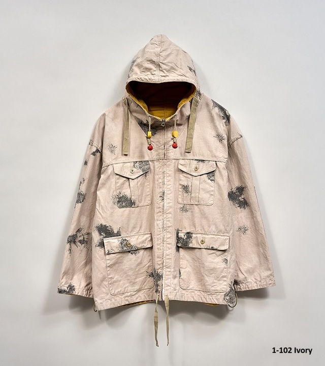 Nigel Cabourn 40s FIELD PARKA FADE CAMO