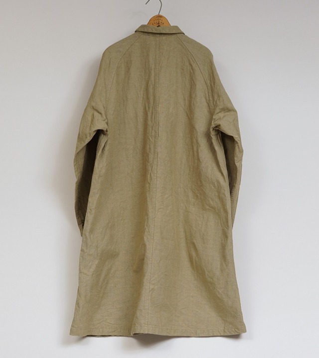 80480000001 Nigel Cabourn DUSTER COAT - HEMP CANVAS ナイジェル 
