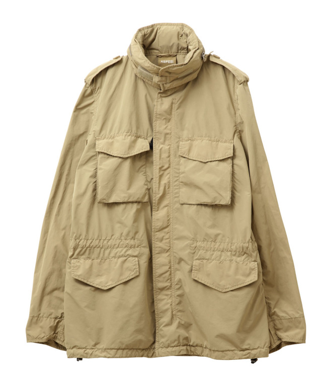 【美品】13,6万 アスペジ M-65 REPLICA S ベージュ ASPESI アスペジ 65 REPLICA M-65タイプ フィールドジャケット BROOK