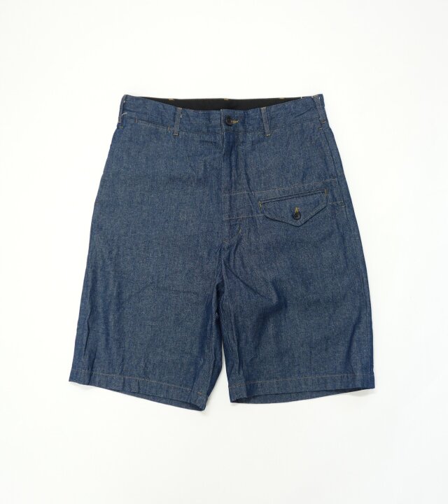 ENGINEERED GARMENTS WORKADAY Ghurka Shorts - Industrial 8oz Denim