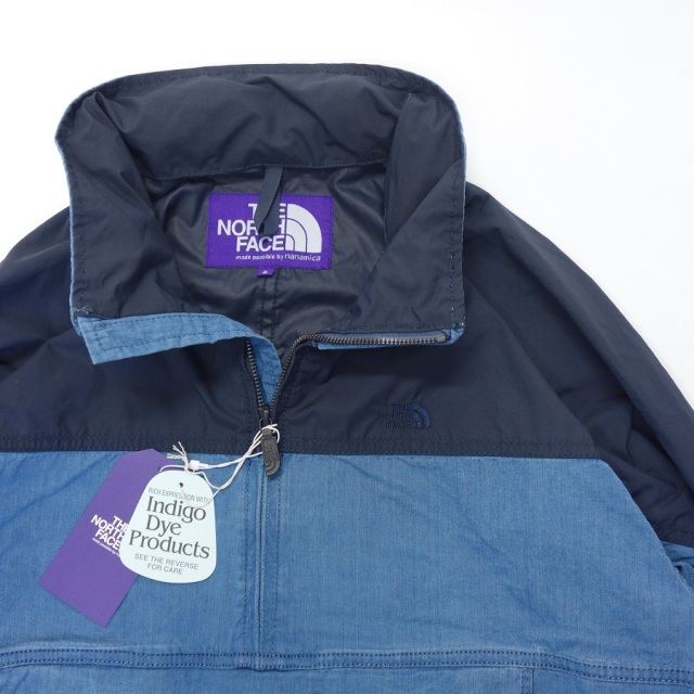 NP2008N THE NORTH FACE PURPLE LABEL Indigo Mountain Wind Pullover ザ ノースフェイス  マウンテンプルオーバー