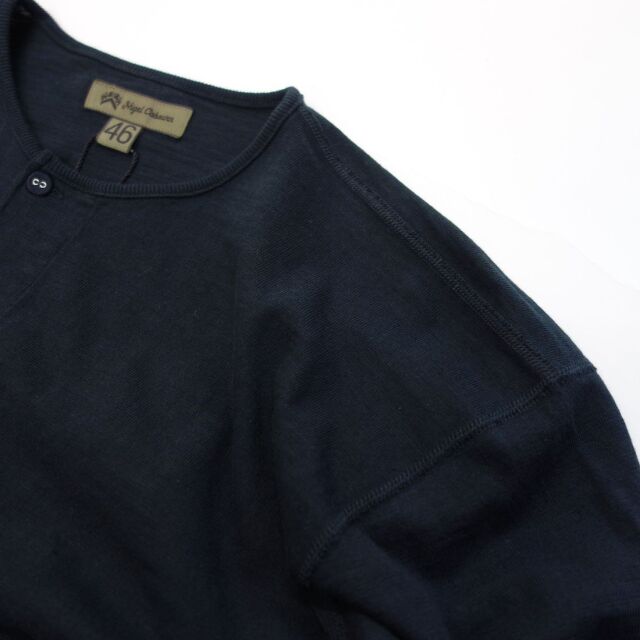 80490020003 Nigel Cabourn 50s HENLEY NECK SHIRT ナイジェル